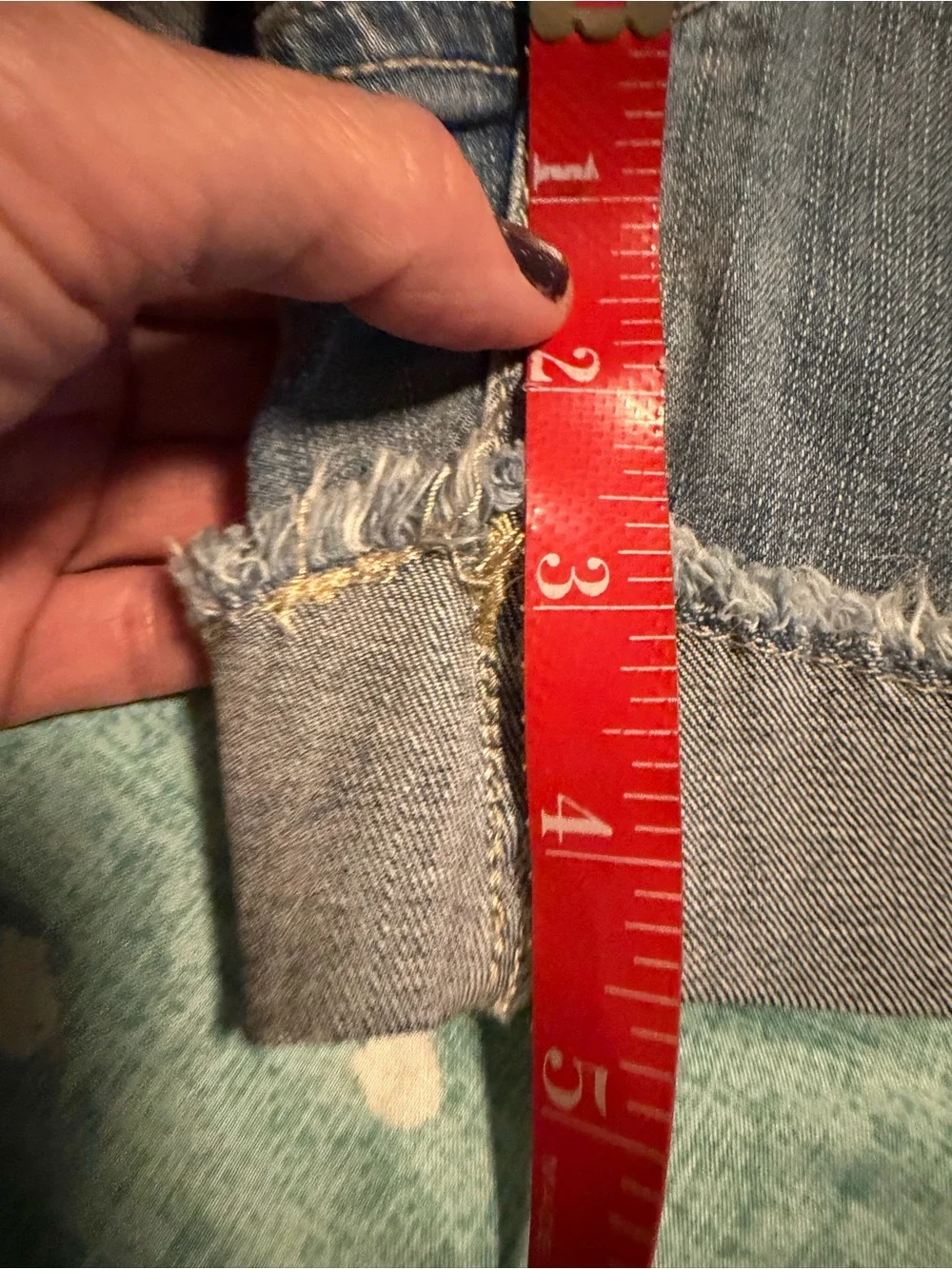 NEW NWT Torrid Blue High-Rise Jeans with Multicolor Rainbow 🌈 Button-Fly